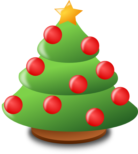 Cartoon Christmas Tree Pictures Free