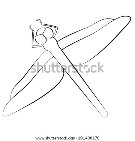 Cartoon Dragonfly Clipart