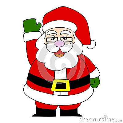 Cartoon Santa