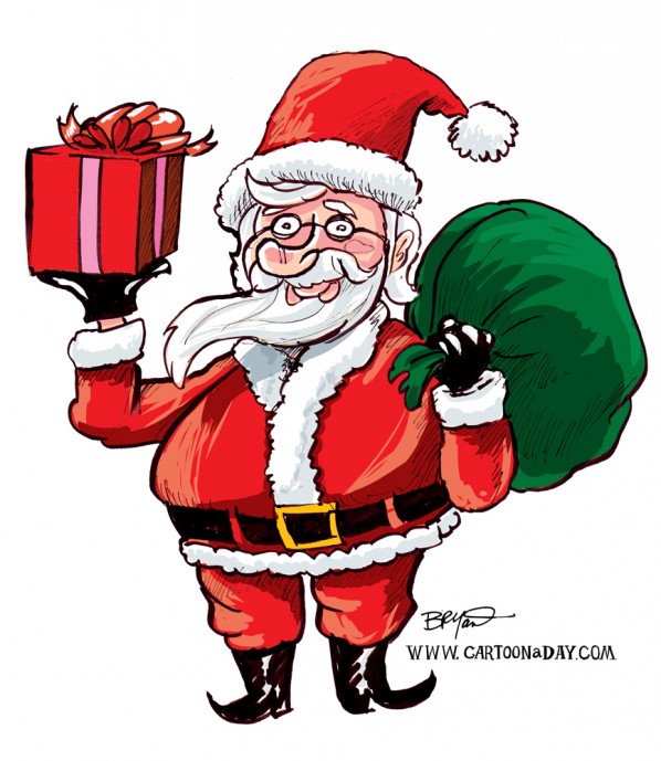 Cartoon Santa Claus Images