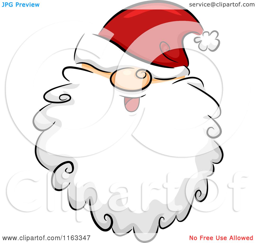 Cartoon Santa Face