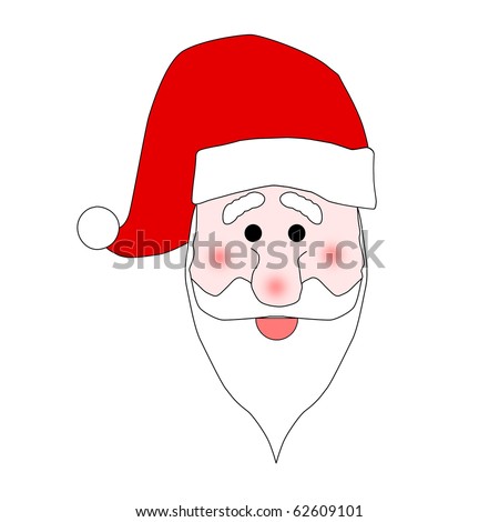 Cartoon Santa Face