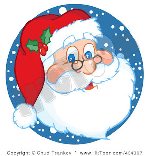 Cartoon Santa Face