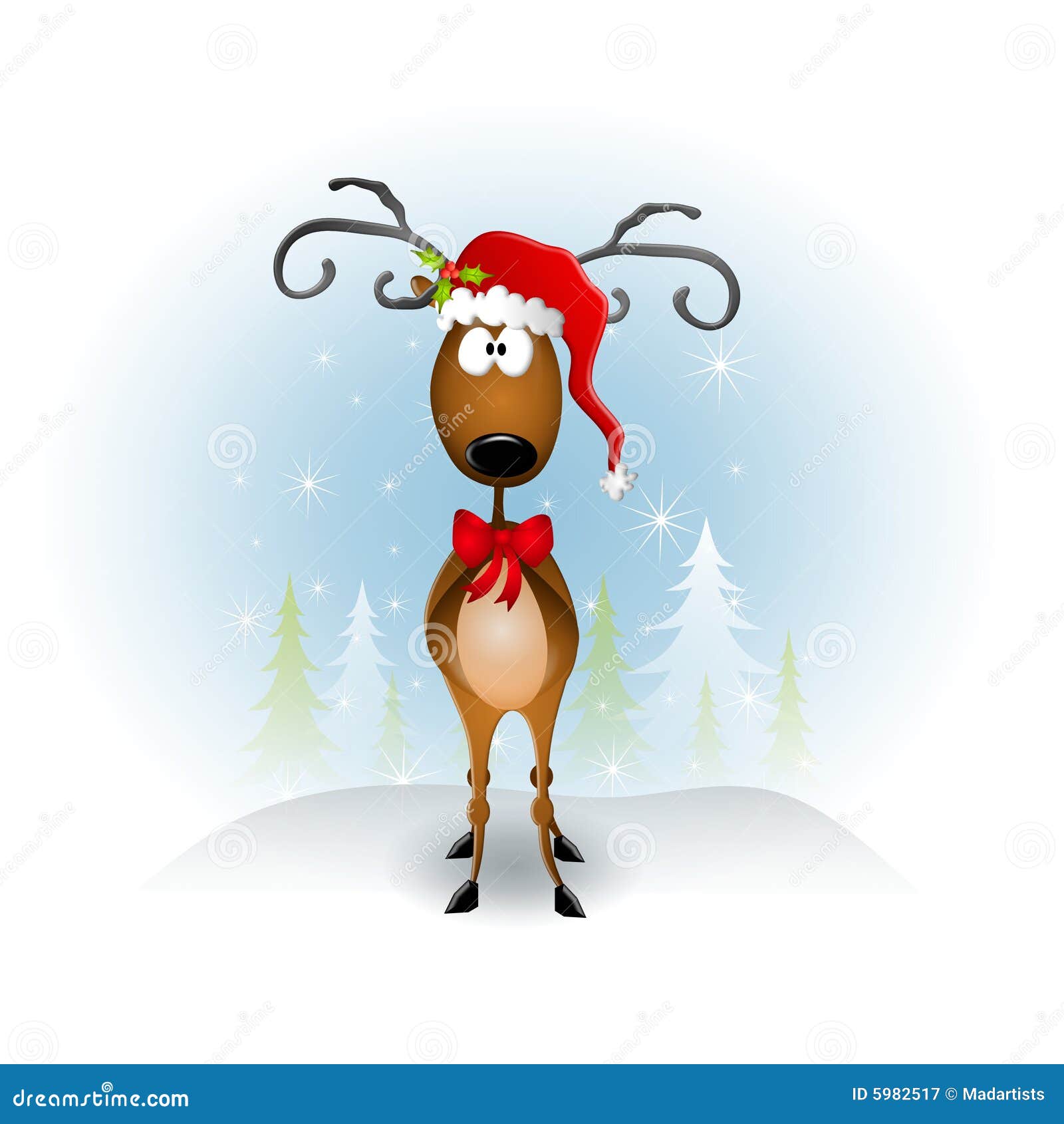 Cartoon Santa Hat Clip Art