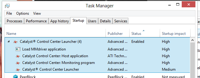 Catalyst Control Center Windows 8 Cannot Be Started