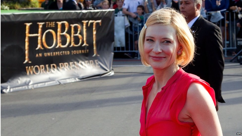 Cate Blanchett Hobbit Premiere