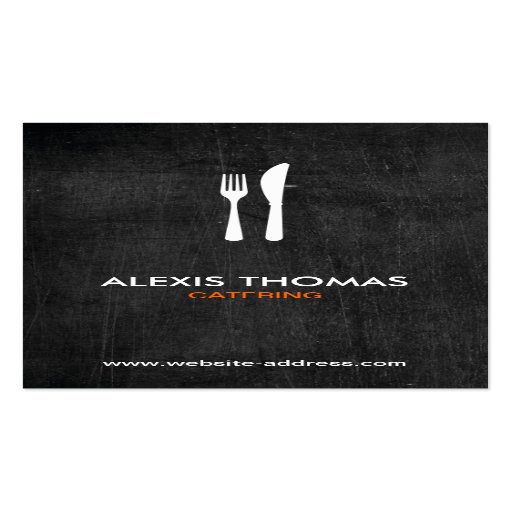 Catering Business Cards Design Ideas