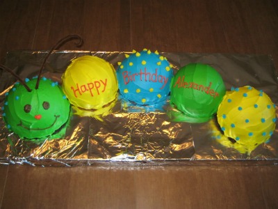 Caterpillar Cake Ideas