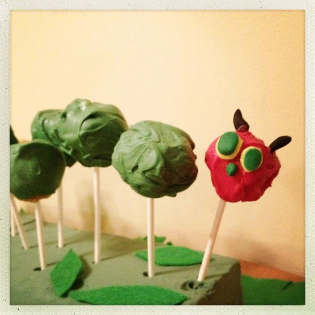 Caterpillar Cake Pops