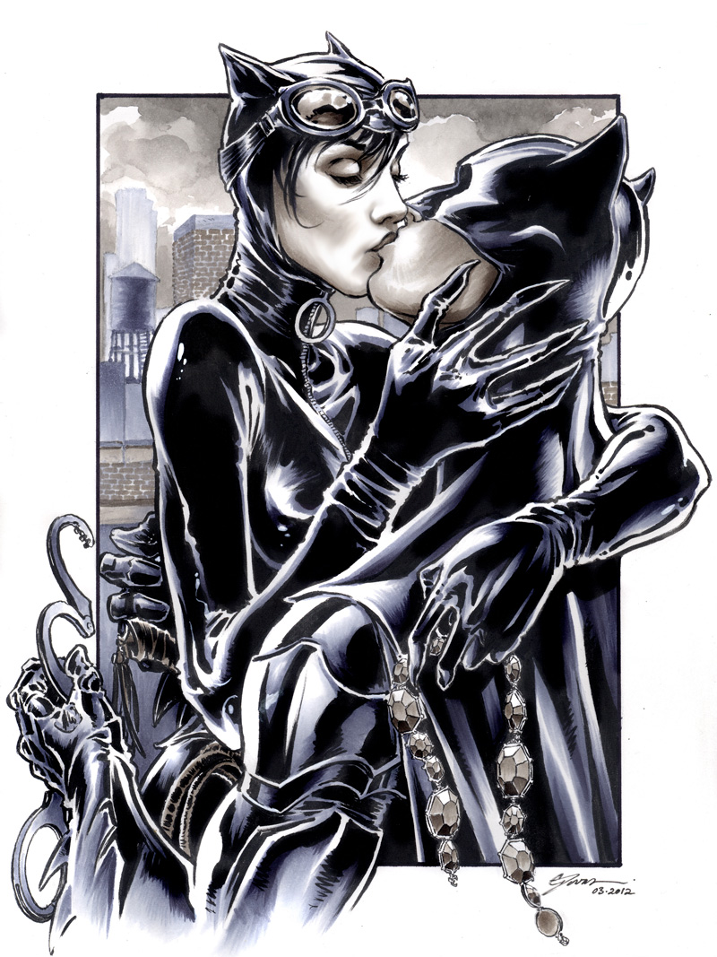 Catwoman And Batman In Love