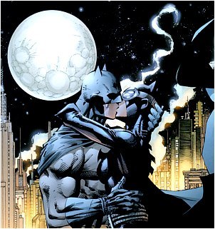 Catwoman And Batman Kissing