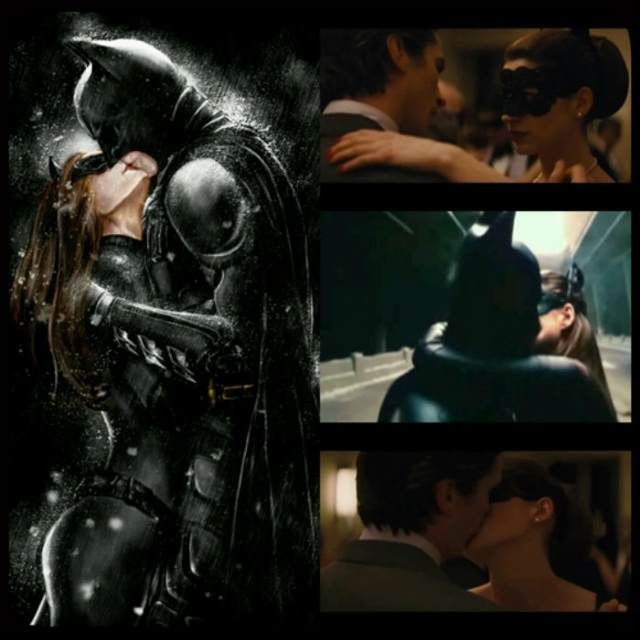 Catwoman And Batman Kissing