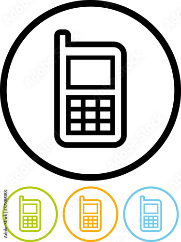 Cell Phone Icon Vector