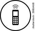 Cell Phone Icon Vector