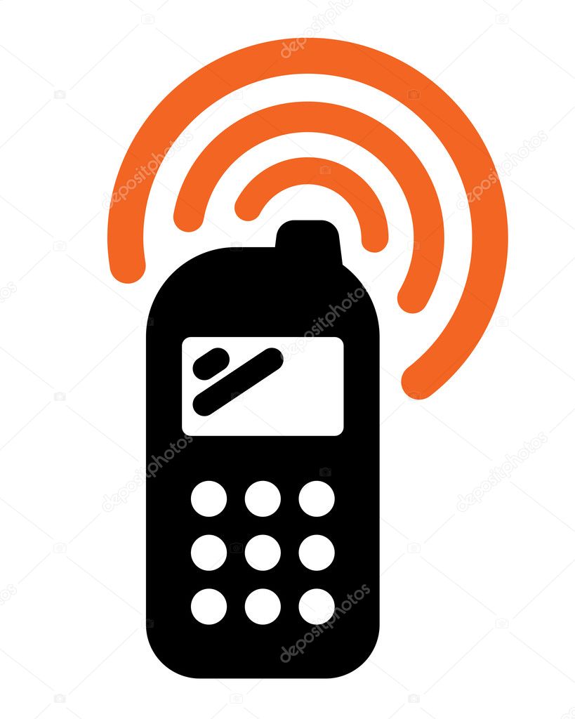 Cell Phone Icon Vector