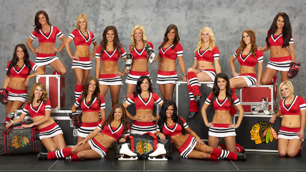 Chicago Blackhawks Ice Girls