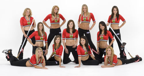 Chicago Blackhawks Ice Girls