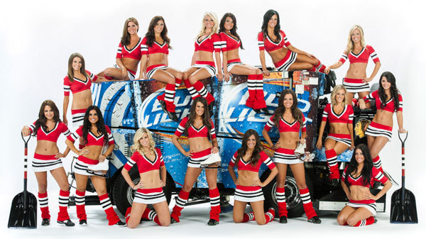 Chicago Blackhawks Ice Girls