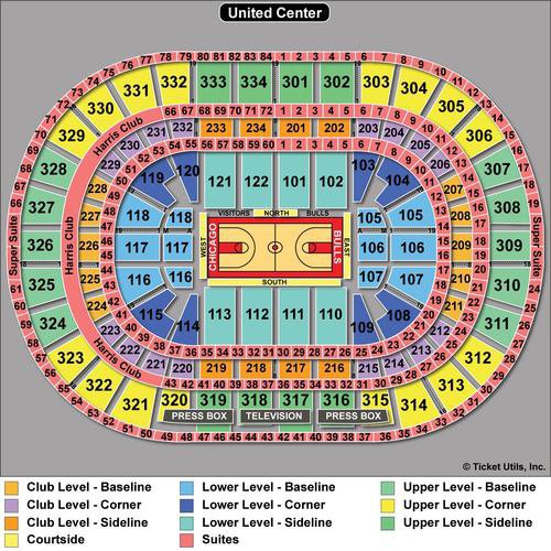 Chicago Blackhawks Seating Chart United Center