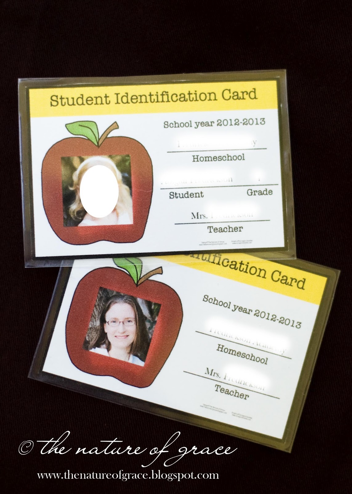 Child Id Card Template Free