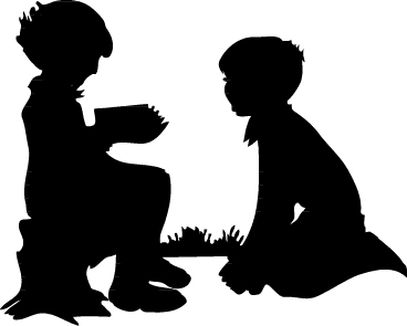 Children Helping Others Clipart