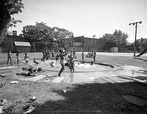 Children Playing Outside In The Park