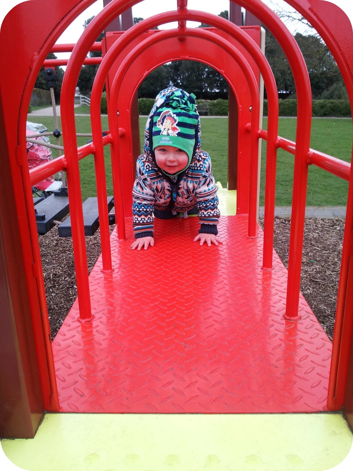 Children Playing Outside In Winter