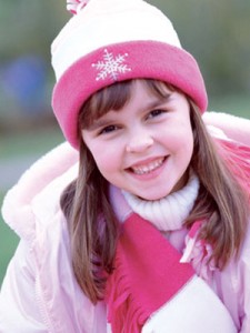 Children Playing Outside In Winter