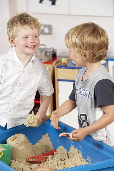 Children Playing Together At School