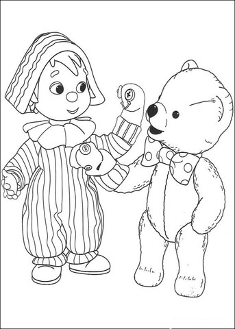 Children Playing Together Coloring Pages