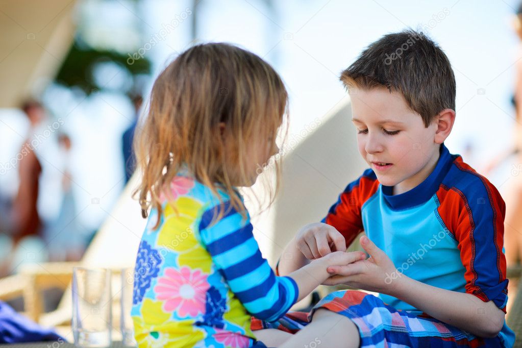 Children Playing With Toys Together