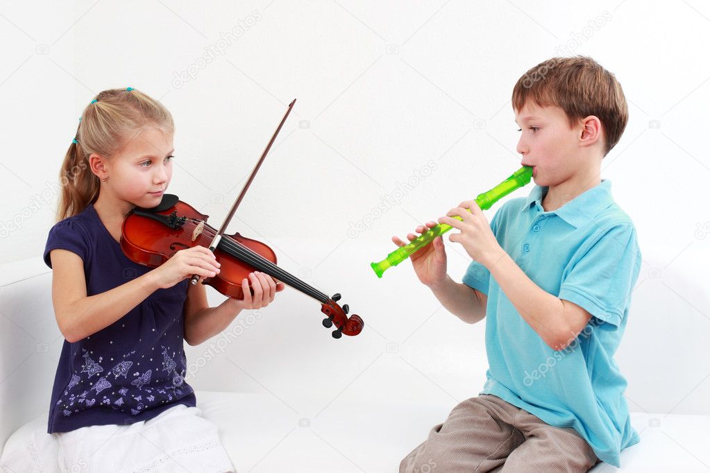 Children Playing With Toys Together