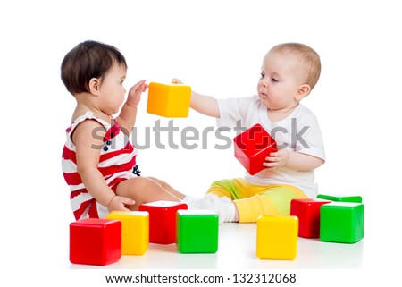 Children Playing With Toys Together