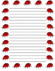 Childrens Lined Writing Paper Template