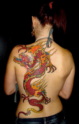 Chinese Dragon Tattoo Designs For Women