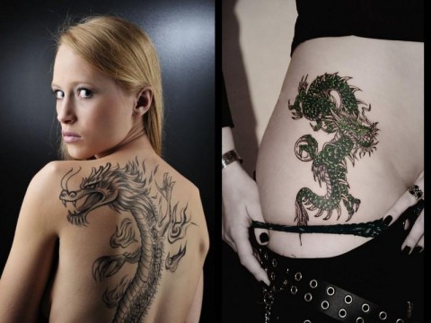 Chinese Dragon Tattoos For Girls