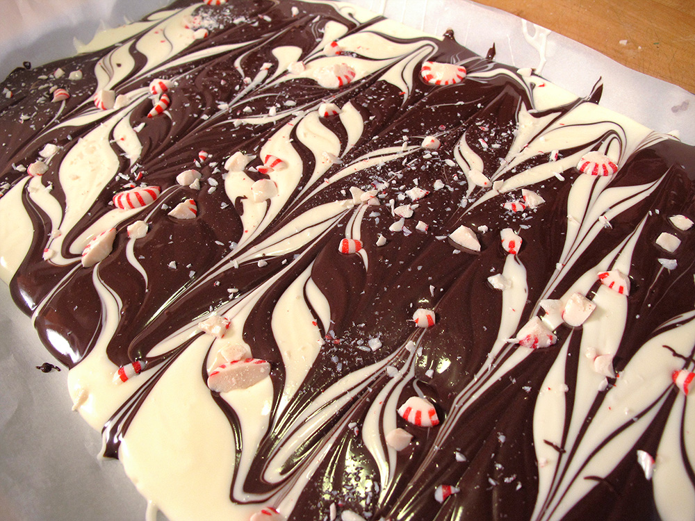 Chocolate Bark Candy Cane