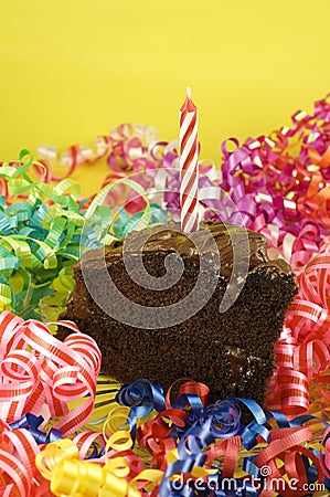 Chocolate Birthday Cakes With Candles