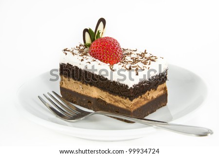 Chocolate Cake Decorations With Strawberries