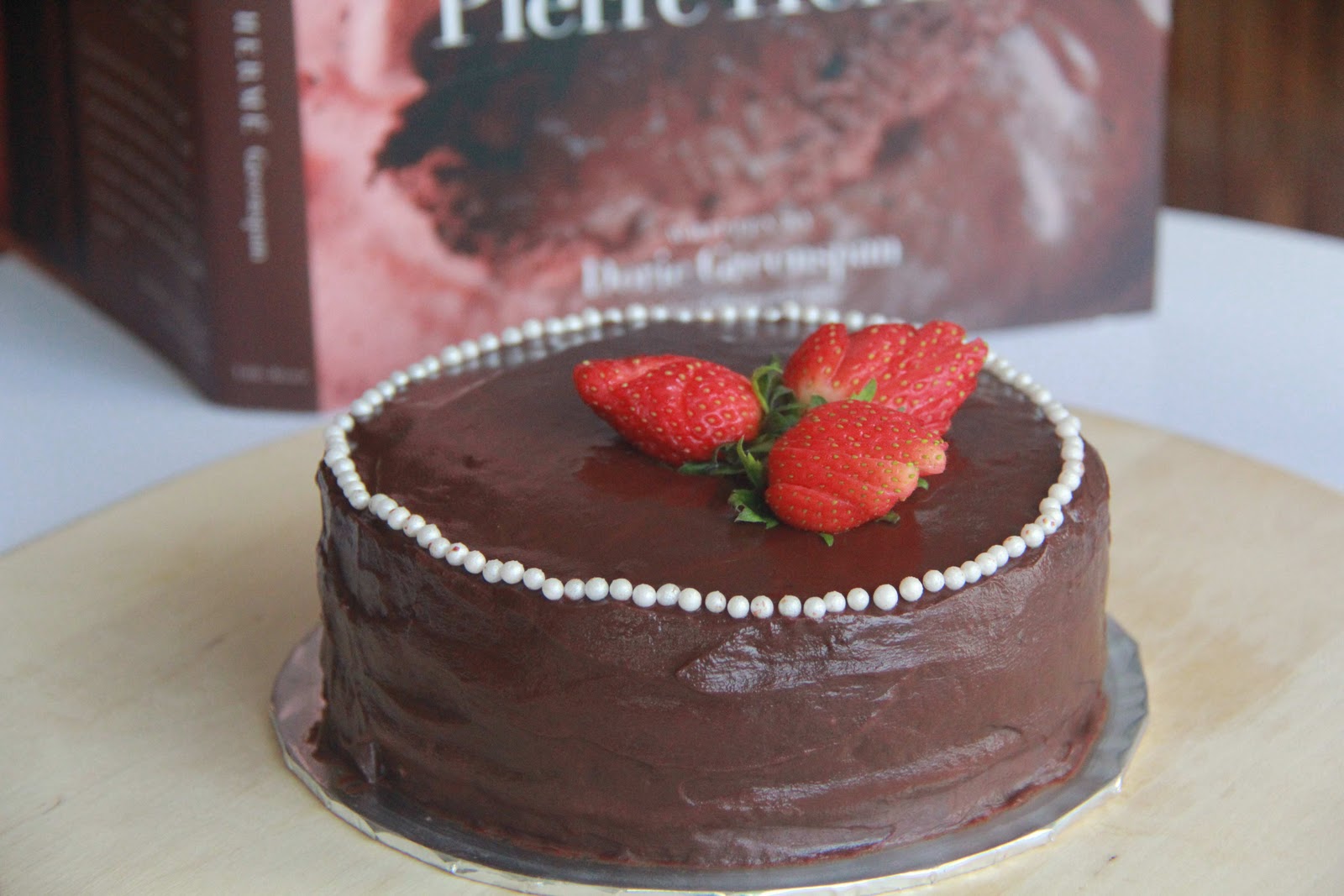 Chocolate Cake Decorations With Strawberries