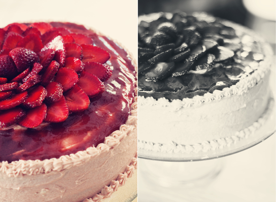 Chocolate Cake Decorations With Strawberries