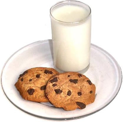 Chocolate Chip Cookies And Milk