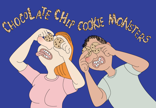 Chocolate Chip Cookies Cartoon