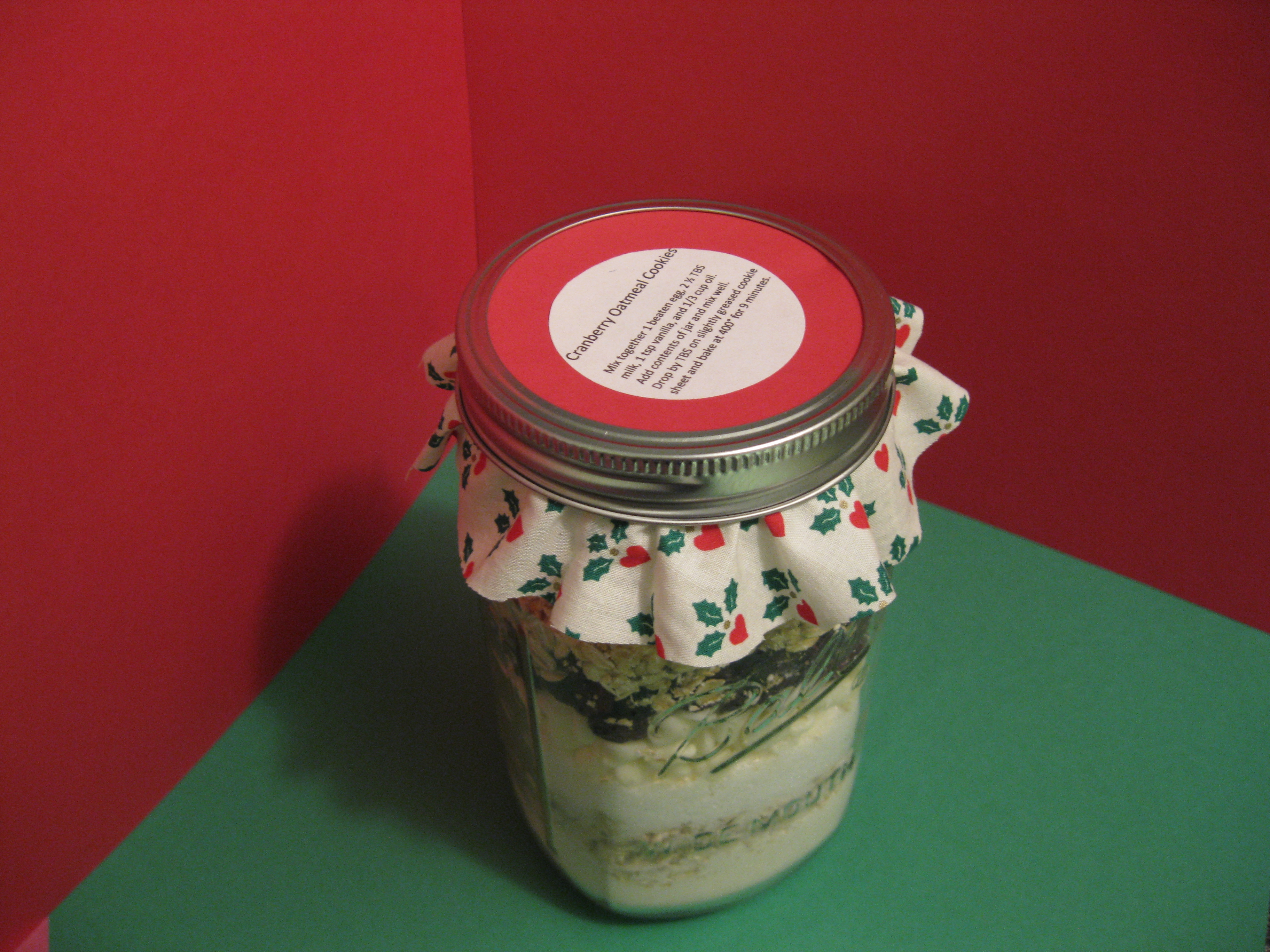 Chocolate Chip Cookies In A Jar Gift