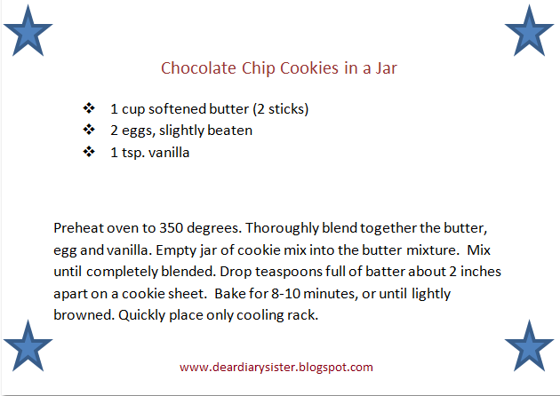 Chocolate Chip Cookies In A Jar Recipe