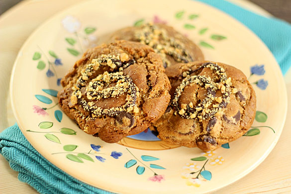 Chocolate Chip Cookies On A Plate