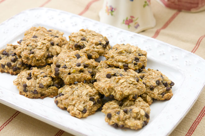 Chocolate Chip Cookies On A Plate