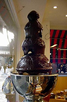 Chocolate Fountain Bird Gif