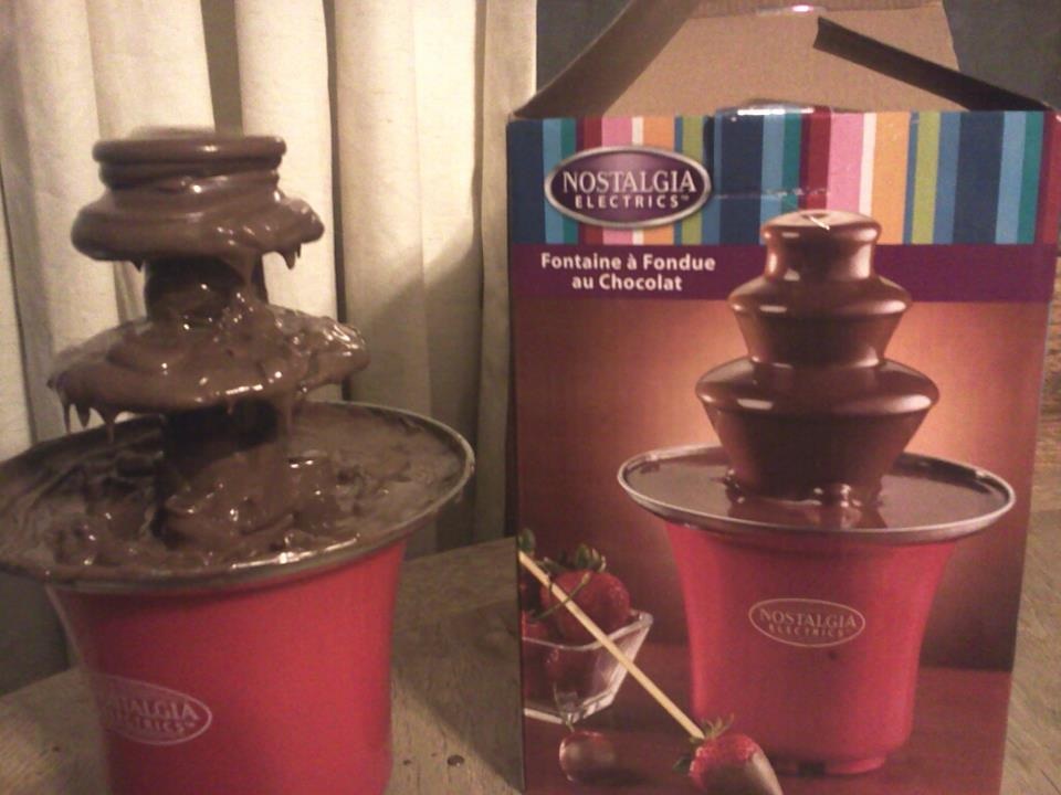 Chocolate Fountain Bird Gif