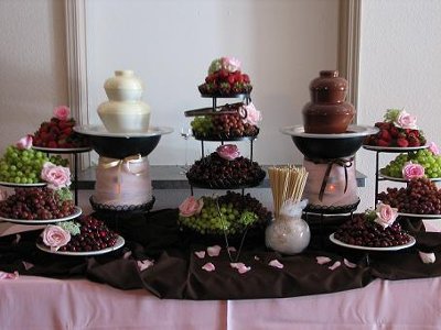 Chocolate Fountain Wedding